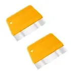 2pcs Plastic Cake Decorating Spatula Practical Frosting Smoothers Kitchen Gadget