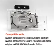 Granzon GPU Block For NVIDIA RTX3080 / 3080Ti FE Founder Edition / N-RTX3080FE-X