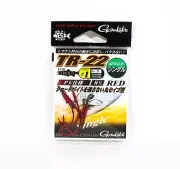 Gamakatsu 67511 TR-22 Trout Single Plugging Spooning Hook Red Size 1 (8437)