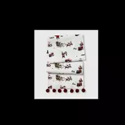 New ! Santa Rectangle Table Runner White - Threshold
