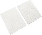 Non-damaging Removable Double Sided Tape Dots 20mm Round Adhesive Strips 70 Pieces Per Pack Photo Wall Stickers