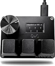 SayoDevice O3C OSU Keyboard Rapid Trigger Hall Switches Magnetic Linear Switches Keyboard with Knob and Screen,Copy Paste,Shotcut,Macro Hotswap Mini Keypad.…