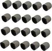 HOMSFOU 20pcs High Sensitivity Conductive Fiber Pen Tips Replacement Stylus Heads for Capacitive Touch Screens Durable Nano Cloth Material Scratch Protective Tips Compatible