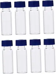 STOBAZA 100Pcs Screw Neck Glass Sampling Vial with for Hplc Applications for Lab Testing and Chemical Storage