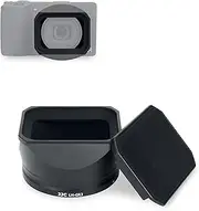 Lens Hood for Ricoh GR III GR3, Bayonet Metal Lens Shade with Hood Cap for Better Protection