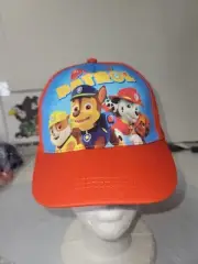 Paw Patrol Nick Jr., Youth Size Hat, Marshall/Chase/, Red, New With Tags Za