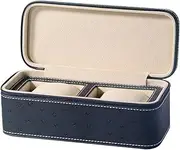 Watch Display Box Watch Storage Bag, Simple European Style 2-compartment Watch Storage Box, Portable Storage Box For Home, Travel And Business Trips Watch Cases for Men FANDIAO