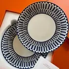 HERMES Dessert Plate Bleus d'Ailleurs Blue Tableware Dinnerware 2 set Dish