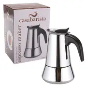 Casabarista Roma 4 Cup Stainless Steel Espresso Maker