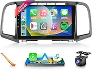 8 CORE 4G+64G Car Radio Stereo for Toyota Venza 2008-2016 with Wireless CarPlay Android Auto, 9 Inch 1280 * 720P IPS Touch Screen Android 13 GPS WiFi Bluetooth 32-Band DSP SWC HD Camera