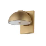 ET2 E30245 Cauldron 7" Tall LED Outdoor Wall Sconce - Gold