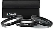 Polaroid Optics 49mm 3-Piece Filter Kit Set [UV,CPL, Neutral Density] Includes Nylon Carry Case – Compatible w/All Popular Camera Lens Model.