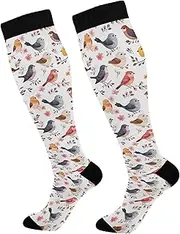 [Caihoyu] Compression Socks Men Graduated Support For Nurses, Athletic, Travel & Flight Socks