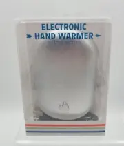 Electronic Hand Warmer By Vivitar. Silver. Brand New! Built In Battery.
