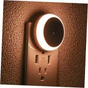 LED Night Light by , Plug in Diffused Light, Dusk to Dawn 2 Pack Warm White