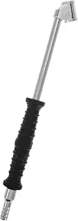 Zerodeko Reliable Air Chuck Pressure Gauge for Tires Car Inflator Chuck Lightweight Soft Hose for Easy Transport