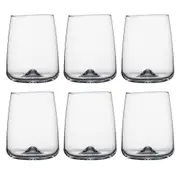 6pc Ecology Ida Stemless Wine/Gin/Water Drinking Glasses/Tumbler Cup Clear 430ml