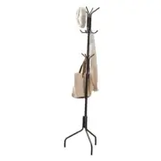 Coat Rack Freestanding,hat and coat rack stand for entryway,Living Black