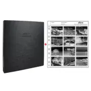 Film Photo Archival Storage Binder Album+30x Acid-Free 120 Film Storage Page