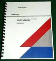 Tektronix TDS 500C, 600B, 700C Service Manual: Comb Bound & Plastic Covers