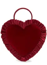 The Vampire's Wife The Heartbreaker Velvet top Handle bag - Red ONE SIZE