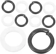 Kisangel 48Pcs Guitar Strap Lock Non Slip Guitar Protector Parts with Pads Essential Guitar Strap Accessories for Secure Instrument Use