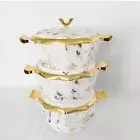Thermal Food Warmer Container Insulation Hot Pot Lunchbox Casserole Serving Dish