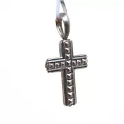 New DAVID YURMAN Men's 24mm Pyramid Cross Silver Enhancer in Sterling Silver