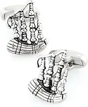 [Clinks Australia] Scottish Bagpipe Cufflinks Silver