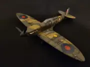 1/72 supermarine spitfire Finished Model Plane