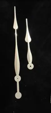 New Silver 15” & 5” Clock Hands Arms
