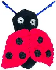 Rosewood 11208 Jolly Moggy Catnip Tune Chaser Ladybird Cat Toy