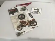 Vintage Cars Number 1;Tissue Box Cover/Holder The Box Is Completely Covered New