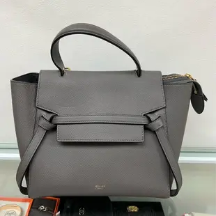 [二手] Celine belt bag micro 灰色鯰魚包中號