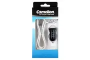 Camelion USB Mini Car Charger 2.1A w Micro-USB Charging Cable for Mobile Phones