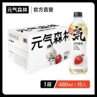 在飛比找PChome24h購物優惠-元氣森林流光草莓風味氣泡水 480ml(15入/箱購)