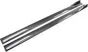 W205 Side Skirts Extension Rocker Splitters Winglet Wings Compatible for Benz W205 W204 W203 W212 W213 W117 W176 Body Kit(Carbon Fiber Look)