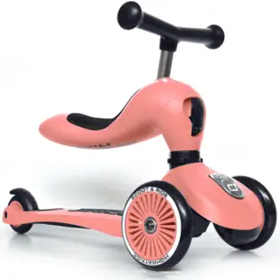 Scoot &amp; Ride Highwaykick1 2合1平衡滑步車 粉紅色 香港行貨