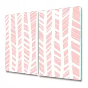 Glass Worktop Saver Kitchen Herringbone Pastel Geometric Simple 2x30x52