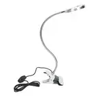 LED Desk Gooseneck Lamp Clamp Type Cold Warm Lighting Eyelash Beauty Lamp Wi GS0