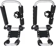 Oshhni 2Pcs Kayak Roof Rack Carrier Kayak Roof Carrier Car Roof Rack for Paddleboard Skimboarding Mount on Car SUV Truck Crossbar