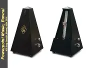 Wittner Metronome - Plastic casing with Bell - Black 855161