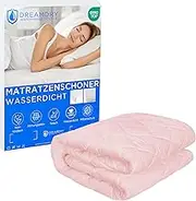 Dreamdry Waterproof Mattress Protector/Quilted Mattress Topper 150 x 200 cm - Washable Incontinence Pad Mattress Protector 150 x 200 cm Waterproof