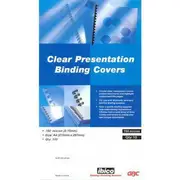 GBC Ibico Binding Cover 150 Micron A4 Clear Pack 100