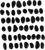 Operitacx 50-Piece Set Hand-Painted Pebble Painting Crafts for Boys and Girls Decor
