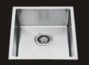 300mm Piato Square Handmade Brushed Undermount Kitchen Sink 1.2mm Thick S/Steel