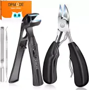 Toenail Clippers for Thick Nails for Seniors, Angled Head Ergonomic Nail Clipper