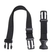 US 63cm Adjustable Backpack Sack Bag Webbing Sternum Buckle Clip Strap Chest