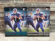 MALIK WILLIS ~ 2022 Chronicles Panini #PA-2 Base & Teal Foil PWE