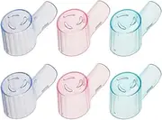 VICASKY 6pcs Toothbrush Head Covers Portable Dust Caps for Travel and Home Use Soft Durable Protector for Toothbrush Heads Travel Accessories Easy Install